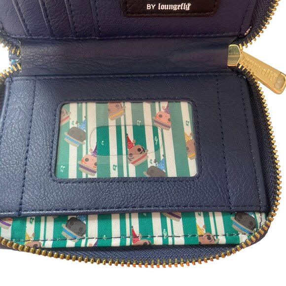 Disney Parks Loungefly Pop Wallet Zip Around Main Street Kawaii Cartoon NWOT - Picture 5 of 7